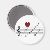 Voor de muziekliefhebber orchistra magneet (Voorkant / Achterkant)