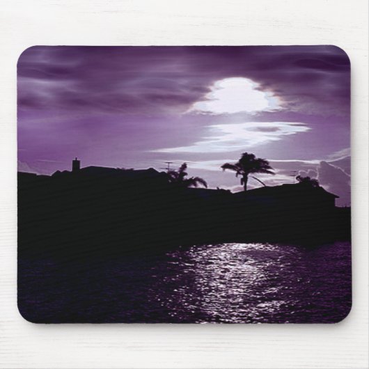 Voor de nacht van Mousepad Muismat (Voorkant)