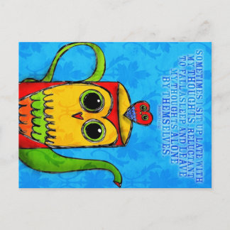 Voor de nachtbezit briefkaart