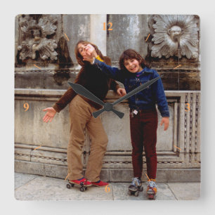 Voor de oorlog. vierkante klok