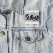 Voor de Oorzaak: 1916 Vierkante Button 5,1 Cm (In situ)