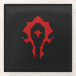 Voor de orde glazen onderzetter