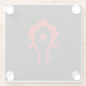 Voor de orde glazen onderzetter (Achterkant)