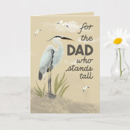 Voor de papa die fier rechtop staat – Reiger Vader Kaart