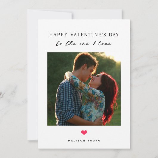 Voor de persoon die ik liefheb Rode Hart Valentijn (Voorkant)