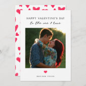 Voor de persoon die ik liefheb Rode Hart Valentijn (Voorkant / Achterkant)