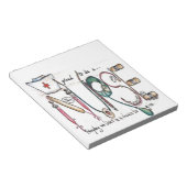 VOOR DE PLAATS VAN VERBRANDING NOTITIEBLOK (Schuin)