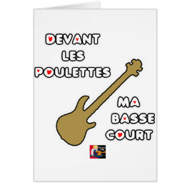 Voor de POULETTEN, mijn KORTE BASSE