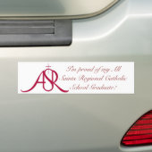 VOOR DE PROUD-OUDERS BUMPERSTICKER (Op auto)