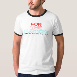 Voor de Puppies Ringer T-shirt