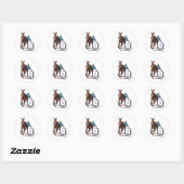 Voor de Race Ronde Sticker (Vel)