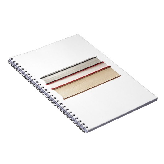 Voor de rand van drie boeken notitieboek (Rechterzijde)