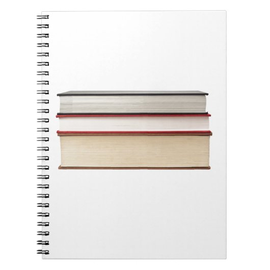 Voor de rand van drie boeken notitieboek (Voorkant)