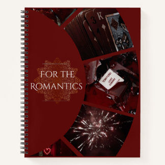 Voor de romantici (rood) notitieboek