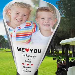 Voor de Rough & Back Aangepaste Foto Wij Houden va Golfheadcover