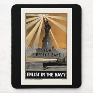 Voor de Sake ~ Enlist van Liberty bij de marine Muismat