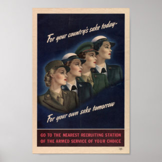 Voor de Sake van je land Poster