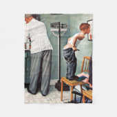 Voor de schok of bij de arts fleece deken (Voorkant)