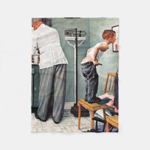 Voor de schok of bij de arts fleece deken