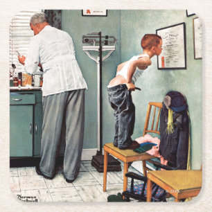 Voor de schok of bij de arts kartonnen onderzetters