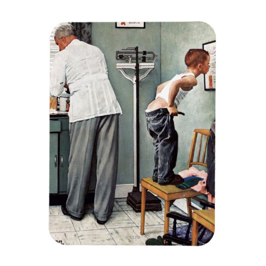 Voor de schok of bij de arts magneet (Verticaal)