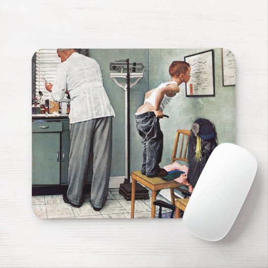 Voor de schok of bij de arts muismat (Met muis)