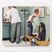 Voor de schok of bij de arts muismat (Voorkant)