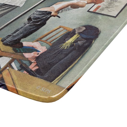 Voor de schok of bij de arts snijplank (Hoek)