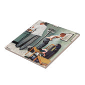 Voor de schok of bij de arts tegeltje (Zijkant)