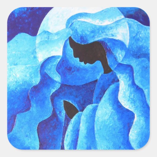 Voor de Song 2012 Vierkante Sticker (Voorkant)