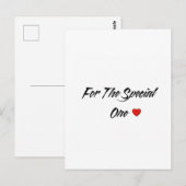 Voor de speciale briefkaart (Voorkant / Achterkant)