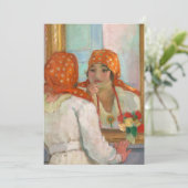 Voor de spiegel | Henri Lebasque (Staand voorkant)