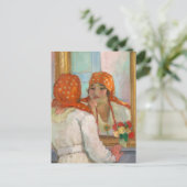 Voor de spiegel | Henri Lebasque Briefkaart (Staand voorkant)