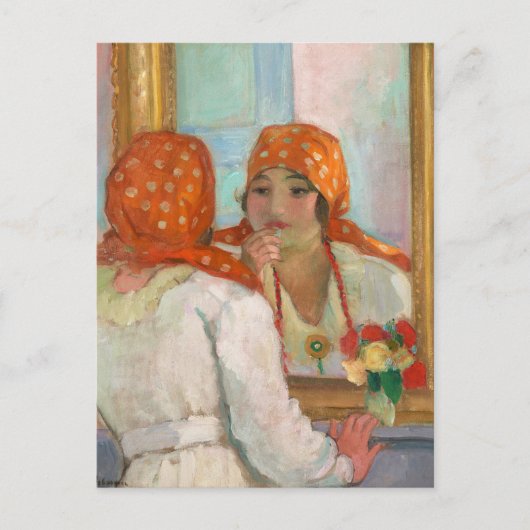 Voor de spiegel | Henri Lebasque Briefkaart (Voorkant)