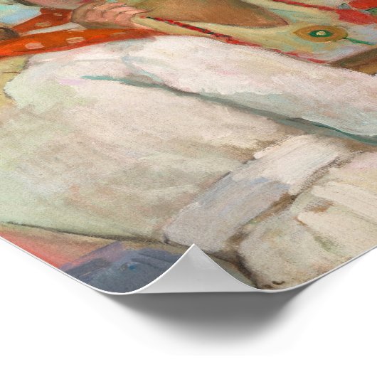 Voor de spiegel | Henri Lebasque Poster (Hoek)