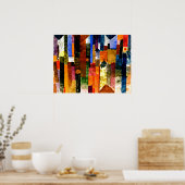 Voor de stad door Paul Klee, Poster (Keuken)