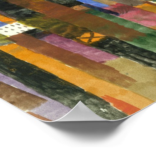 Voor de stad: Paul Klee 1915 Poster (Hoek)