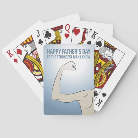 VOOR DE STERKSTE MAN DIE IK KEN POKERKAARTEN (Achterkant)