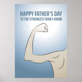 VOOR DE STERKSTE MAN DIE IK KEN POSTER