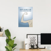 VOOR DE STERKSTE MAN DIE IK KEN POSTER (Thuiskantoor)