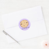 Voor de stoere koekjes die er zijn! ronde sticker (Envelop)