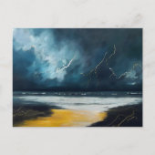 Voor De Storm – Abstract Zeelandschap Briefkaart (Voorkant)