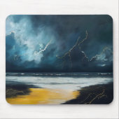 Voor De Storm – Abstract Zeelandschap Muismat (Voorkant)