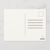Voor de storm briefkaart (Achterkant)