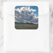 Voor de storm vierkante sticker (Tas)