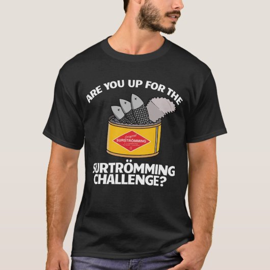 Voor de Surstromming Challenge Swedish Food T-shirt (Voorkant)