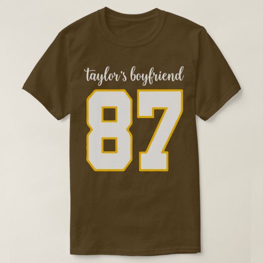 voor de Swifties Taylor Boyfriend TShirt (Design voorkant)
