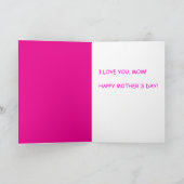Voor de Times Card voor Moederdag Kaart (Binnen)
