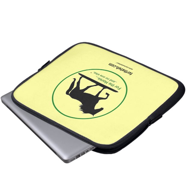 Voor de TWH Logo-laptophoes Laptop Sleeve (Voorkant onderkant)