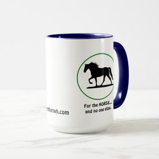 Voor de TWH-mok Mok (Voorkant rechts)